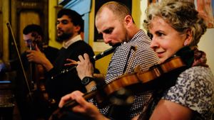 musique traditionnelle stage musique traditionnelle irish trad stage violon musiciens irlandais boeschepe